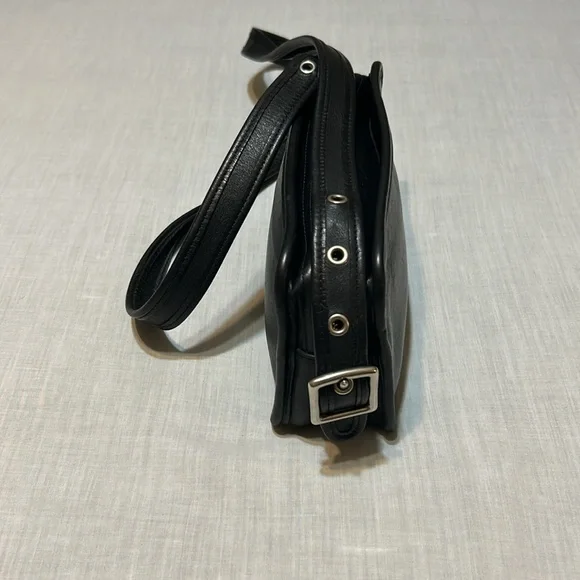 Coach Black Leather Crossbody Bag - Picture 4 of 15